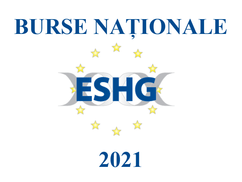 ESHG 2021: BURSE NAȚIONALE